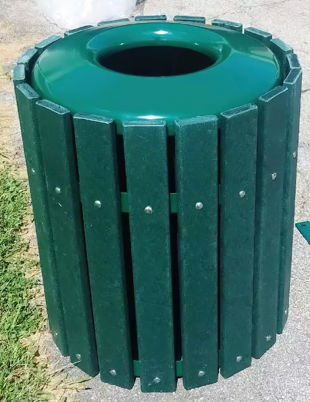 Greenbrook 36 Gallon Trash Receptacle Park Decor